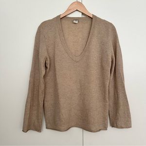J. Crew rolled hem cashmere sweater size large